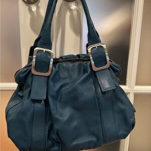 Cole Haan Teal Leather Handbag